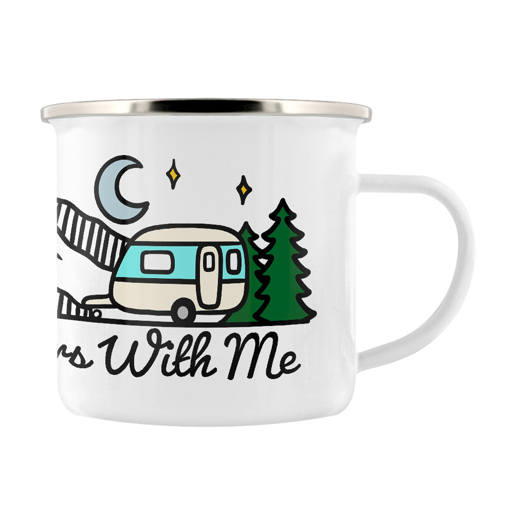 Camp Under The Stars Enamel Mug