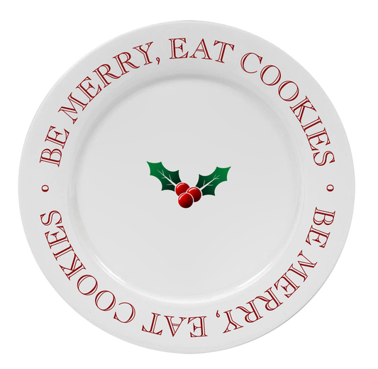 Be Merry, Eat Cookies Plate