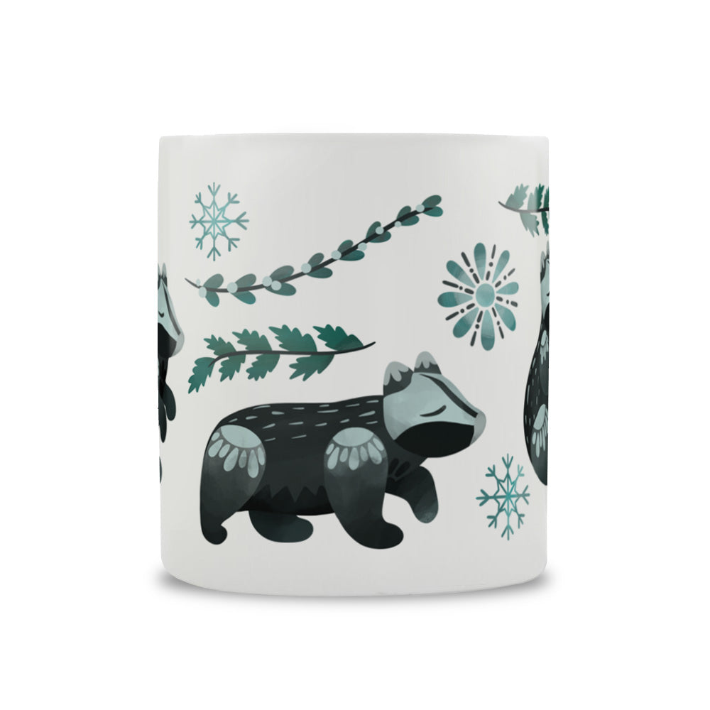 Maple & Twig Badger Bone China Mug