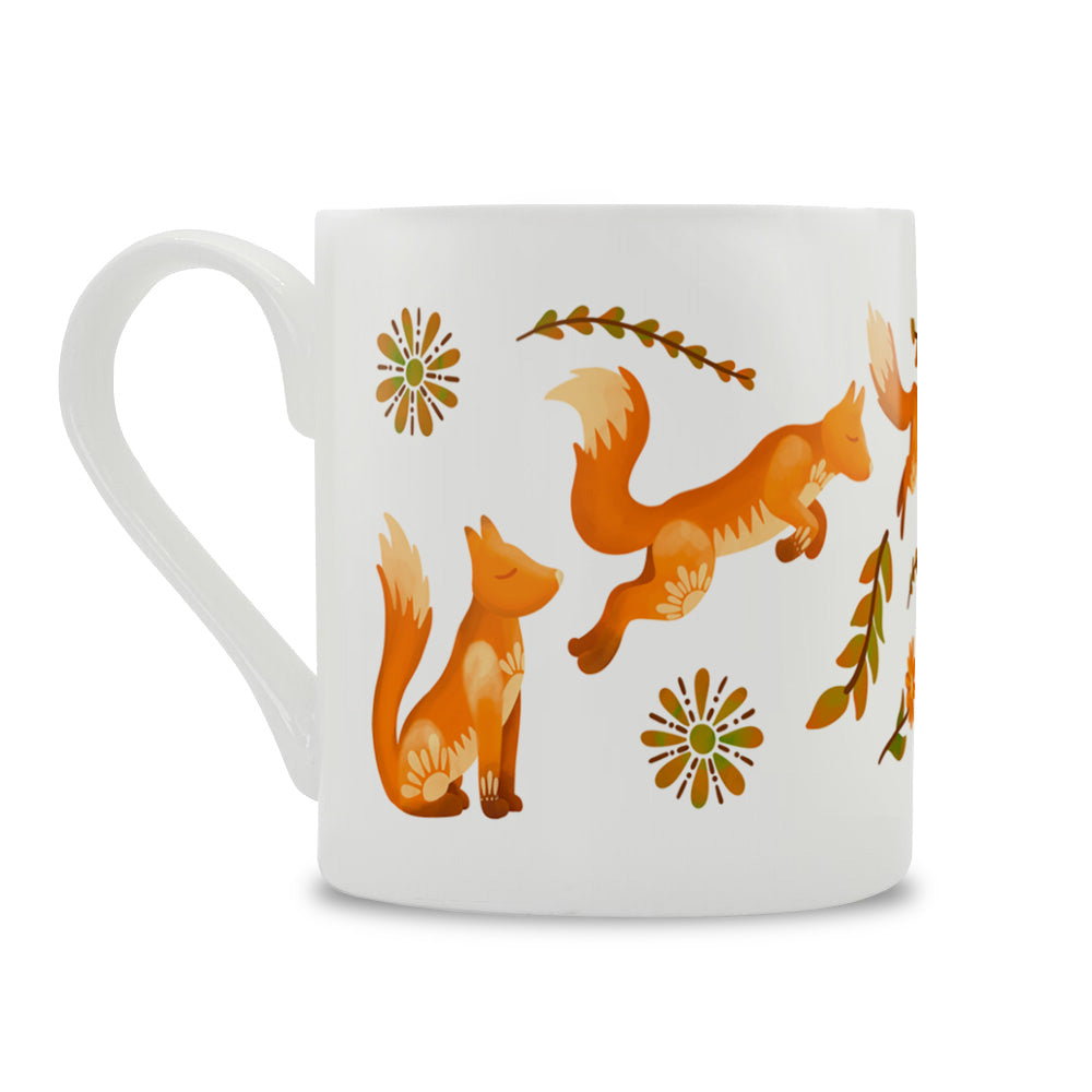 Maple & Twig Fox Bone China Mug