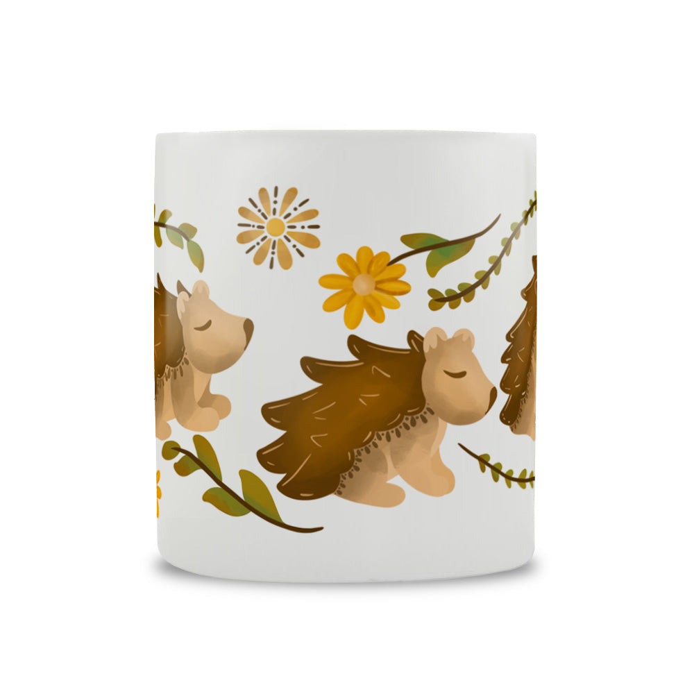 Maple & Twig Hedgehog Bone China Mug