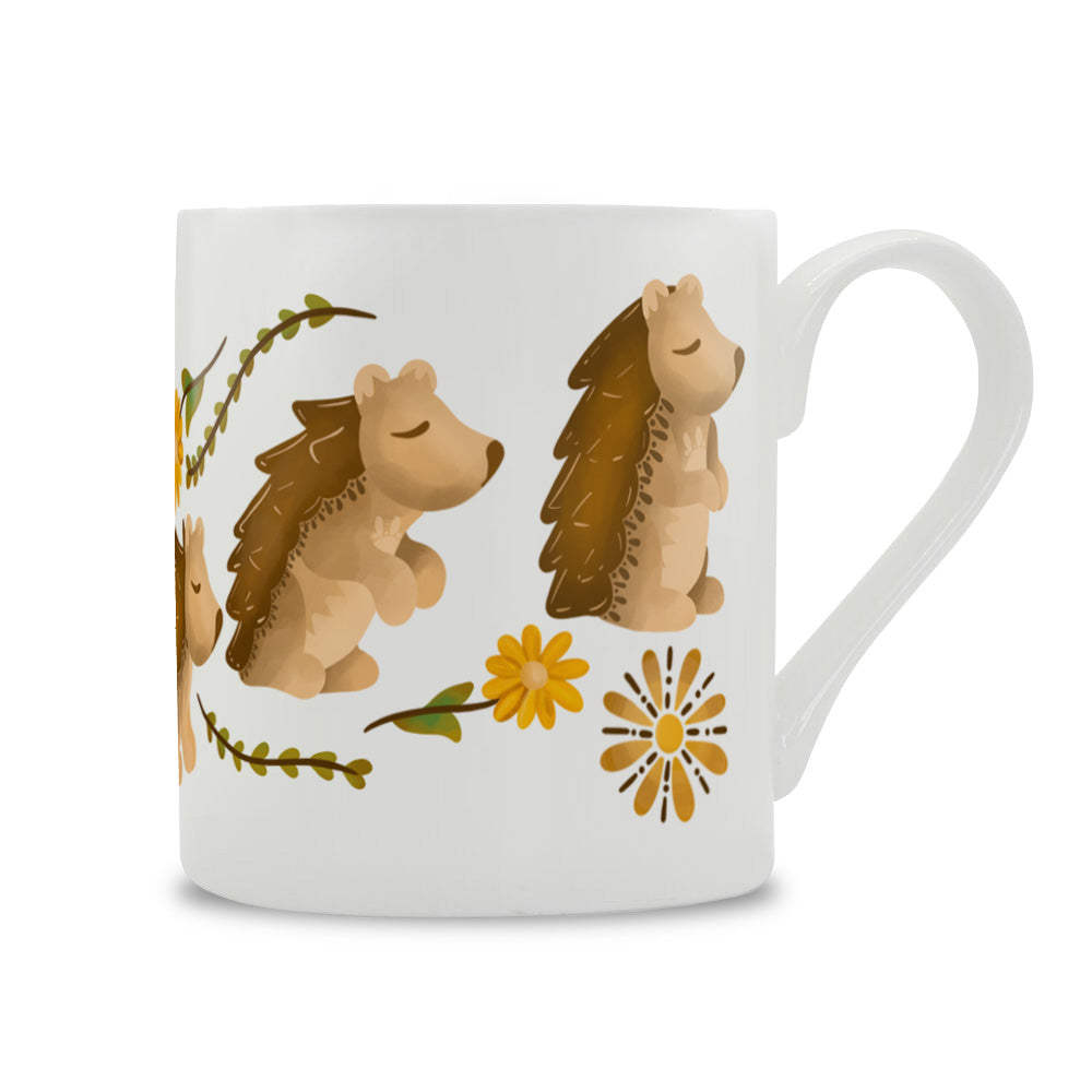 Maple & Twig Hedgehog Bone China Mug