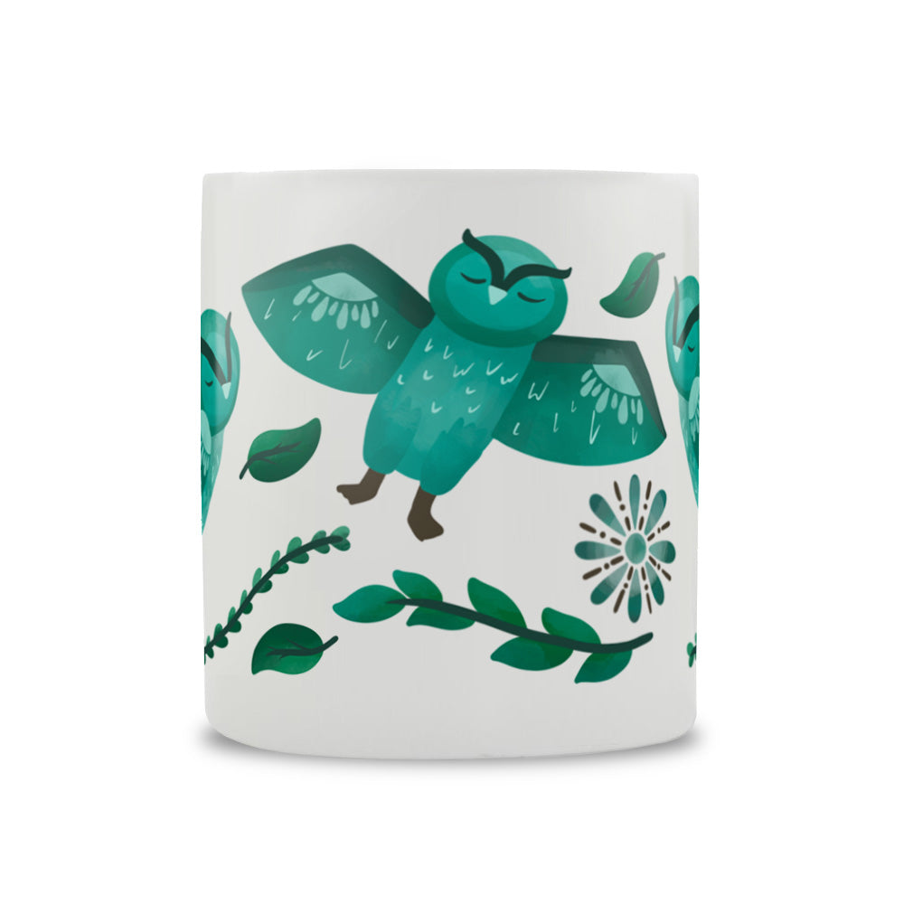 Maple & Twig Owl Bone China Mug