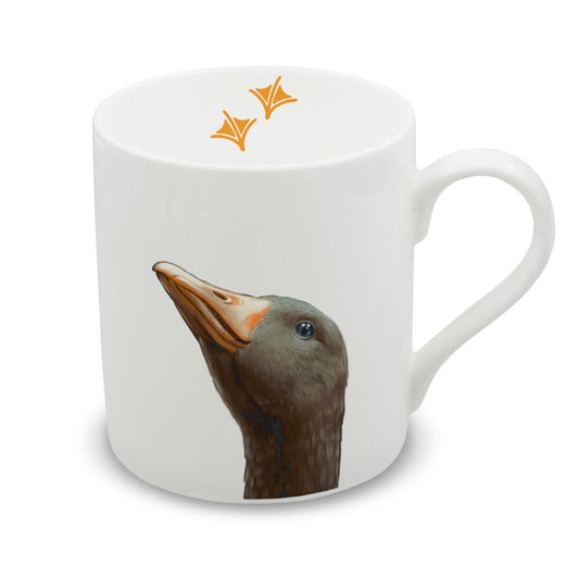 Inquisitive Creatures Goose Bone China Mug -250ml