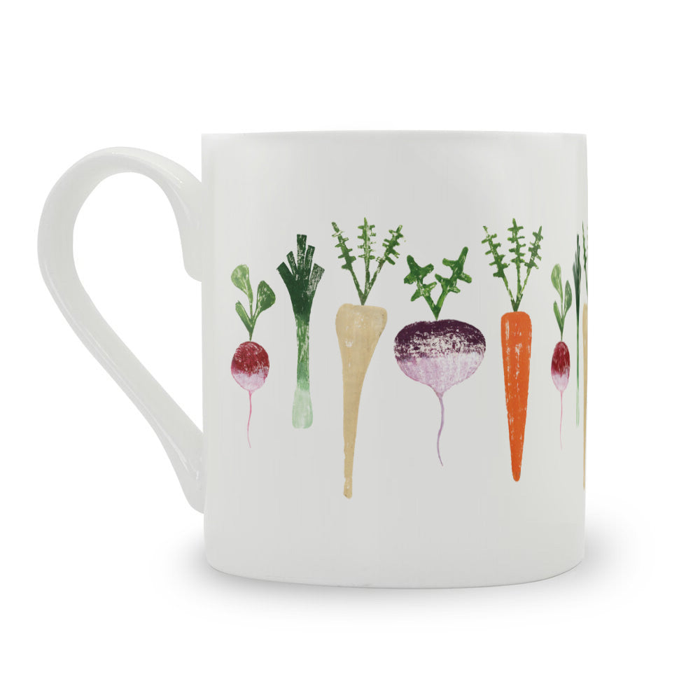 IzziRainey Root Vegetable Large Bone China Mug -350ml