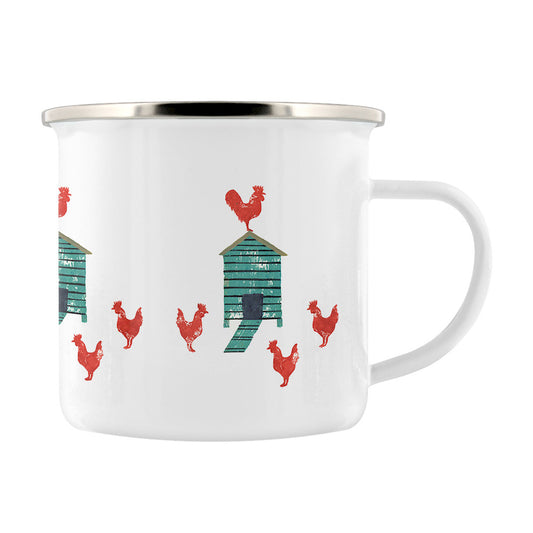 IzziRainey Hen House Enamel Mug