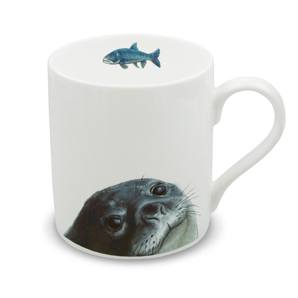 Inquisitive Creatures Seal Bone China Mug