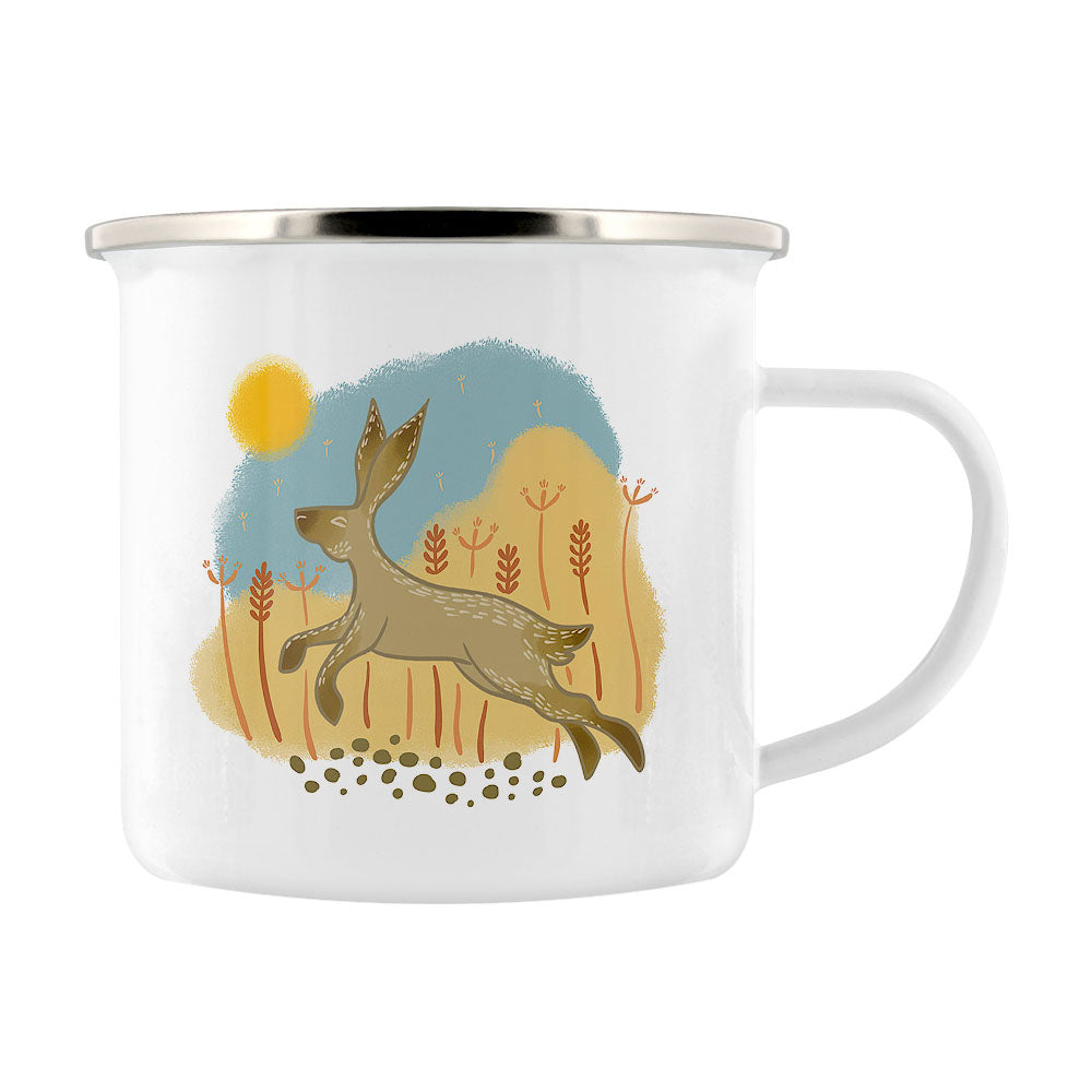 Summer Run Enamel Mug