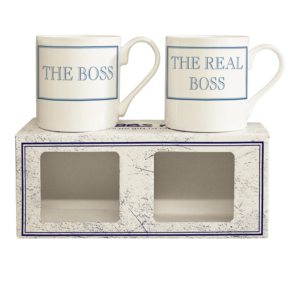 The Boss & The Real Boss Mug Gift Set