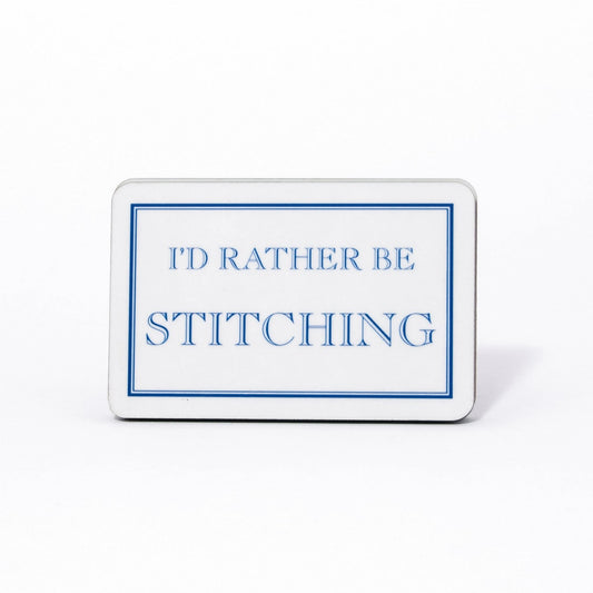 I'd Rather Be Stitching Magnet