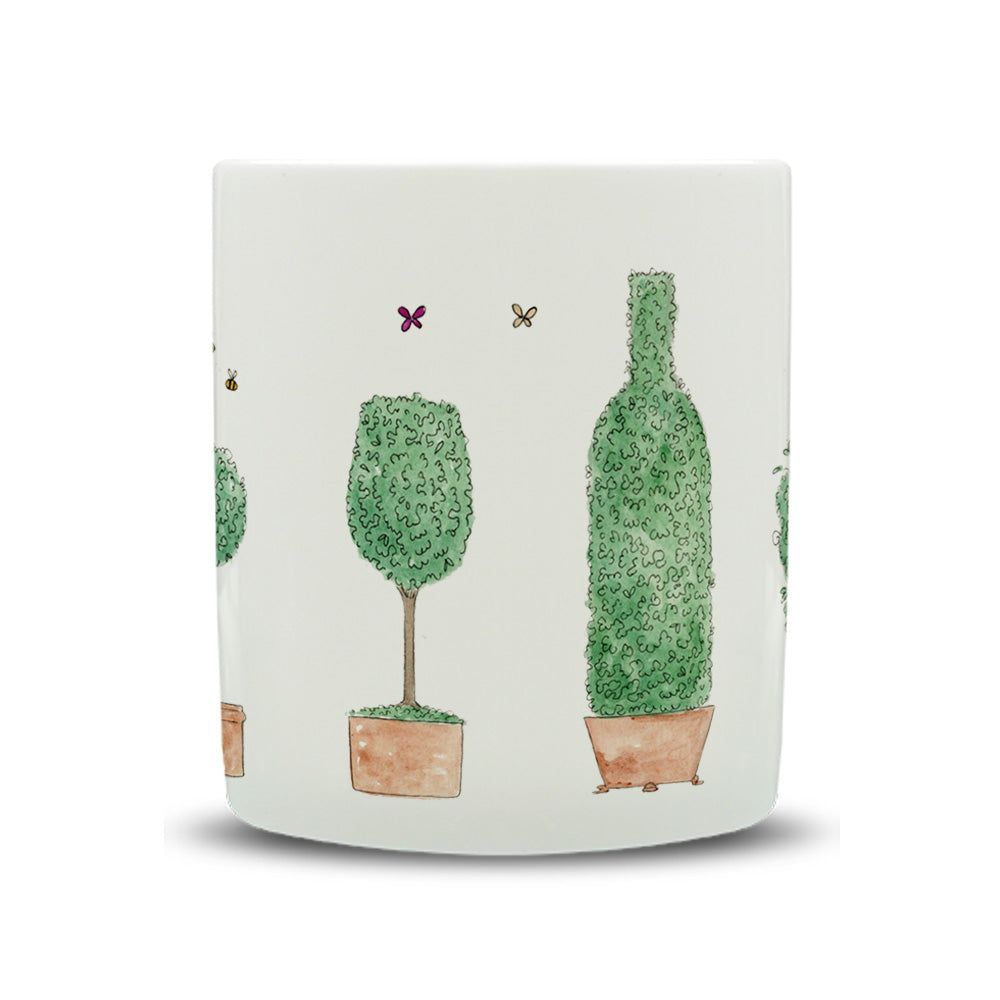 Just One Glass Watercolour Bone China Mug