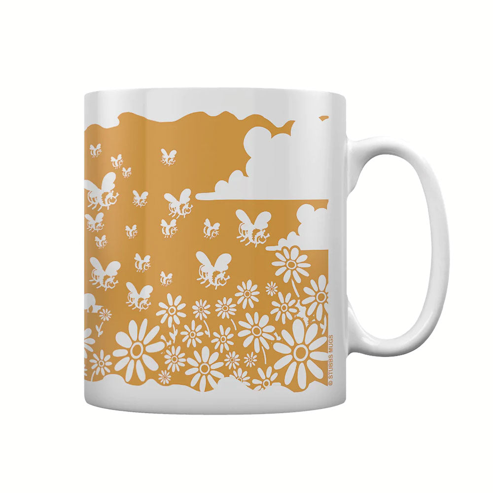 A Hive Of Bees Block Print Mug