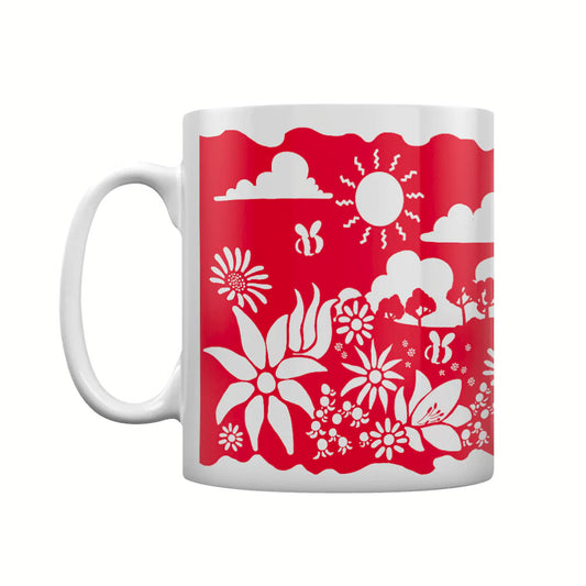 An English Country Garden Block Print Mug