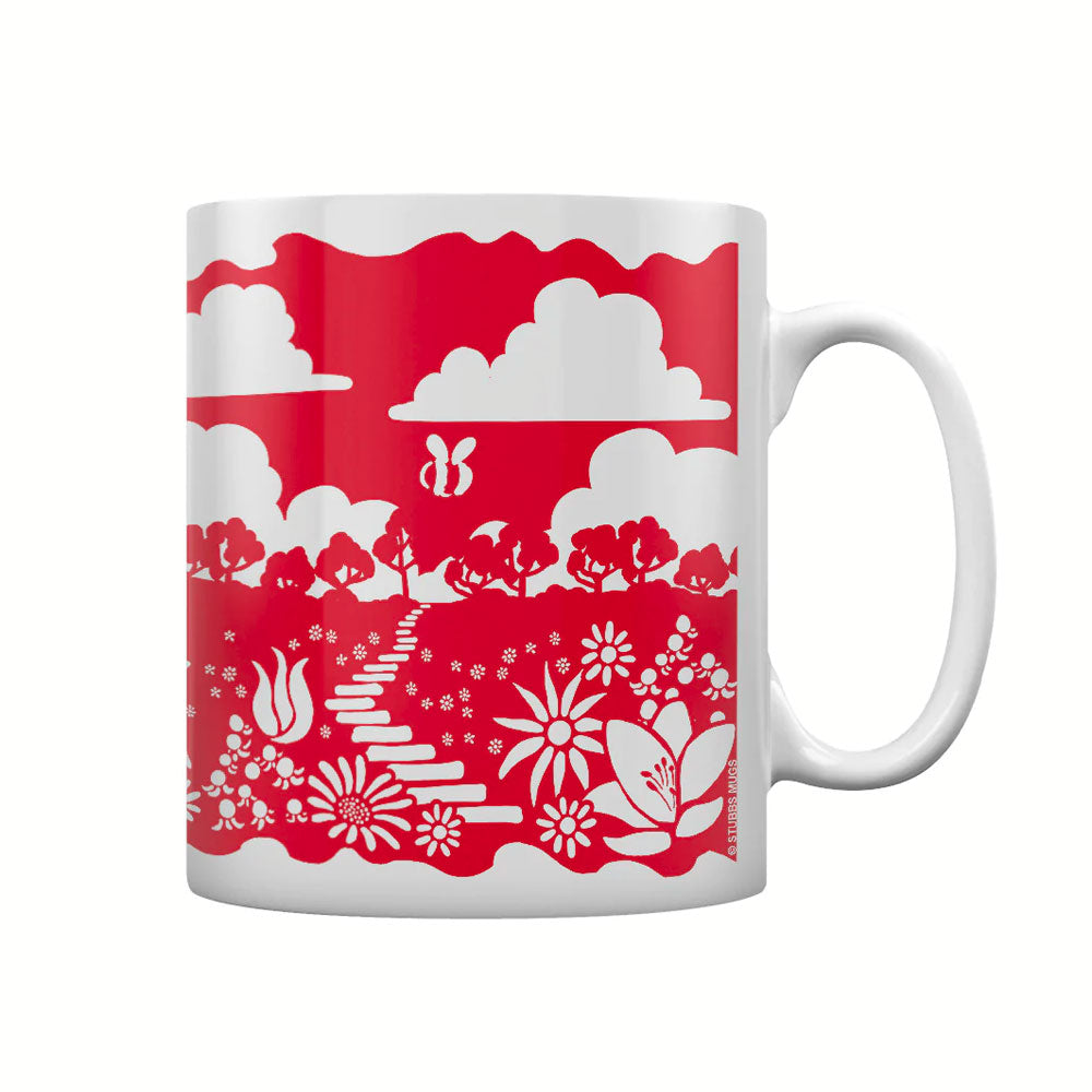 An English Country Garden Block Print Mug