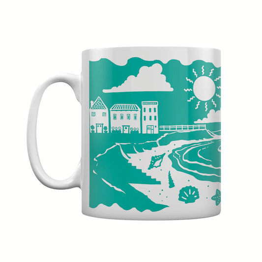 By The Seaside Block Print Mug