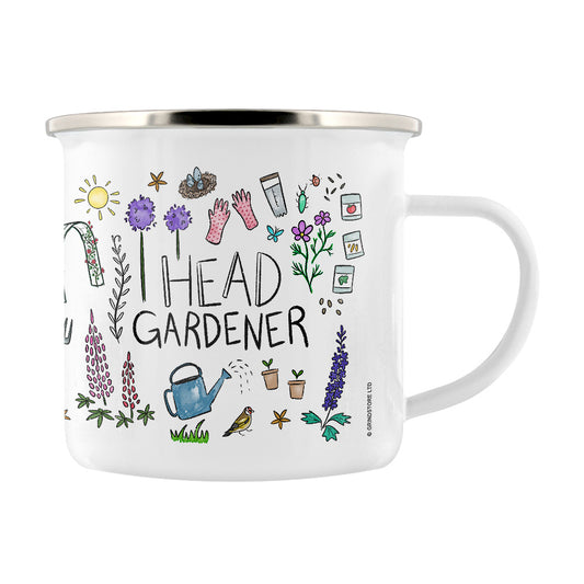 Head Gardener Enamel Mug