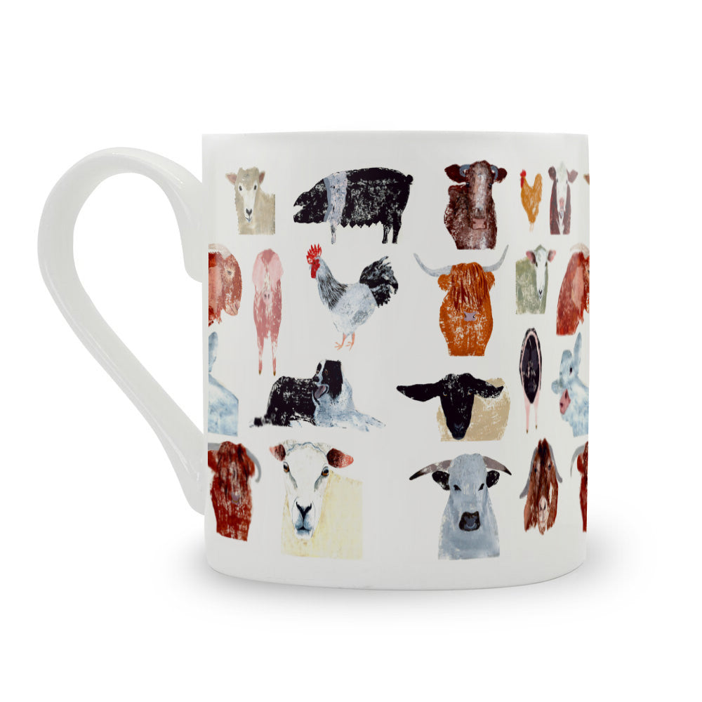 IzziRainey Over The Farm Gate Repeat Bone China Mug