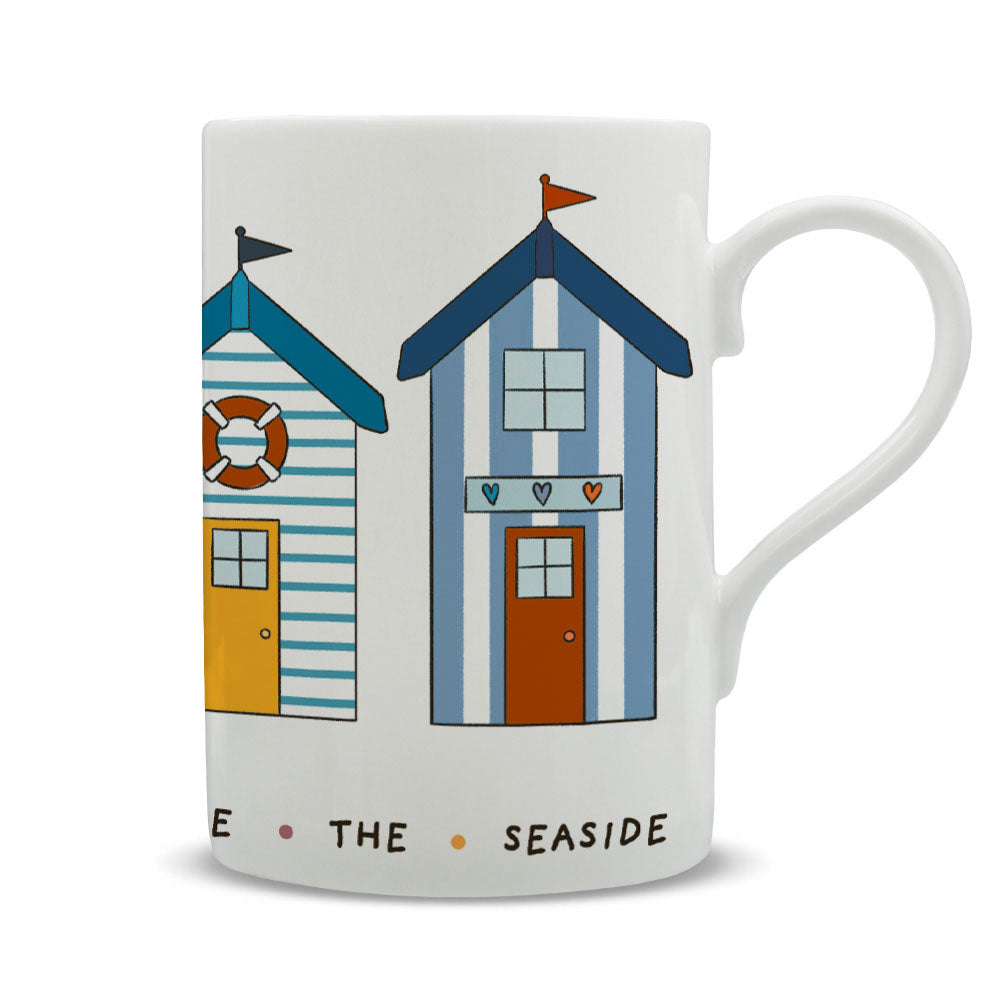 Beach Huts - Oh I Do Like To Be Beside The Seaside Tall Mug