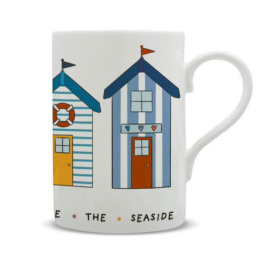 Beach Huts - Oh I Do Like To Be Beside The Seaside Tall Mug