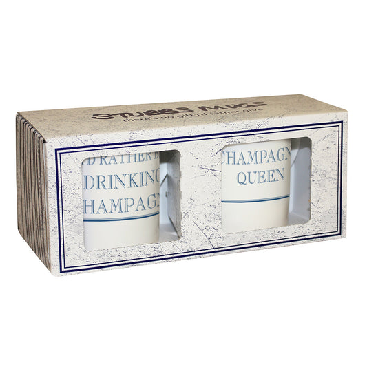 I'd Rather Be Drinking Champagne & Champagne Queen Mug Gift Set