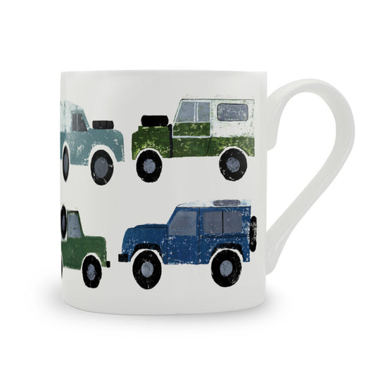 IzziRainey All the Series Land Rover Bone China Mug