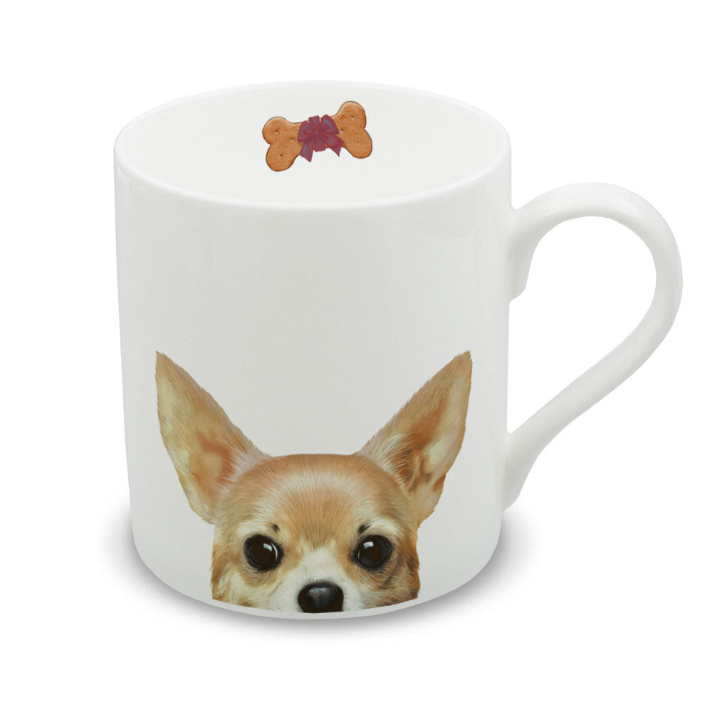 Inquisitive Creatures Chihuahua Bone China Mug -250ml