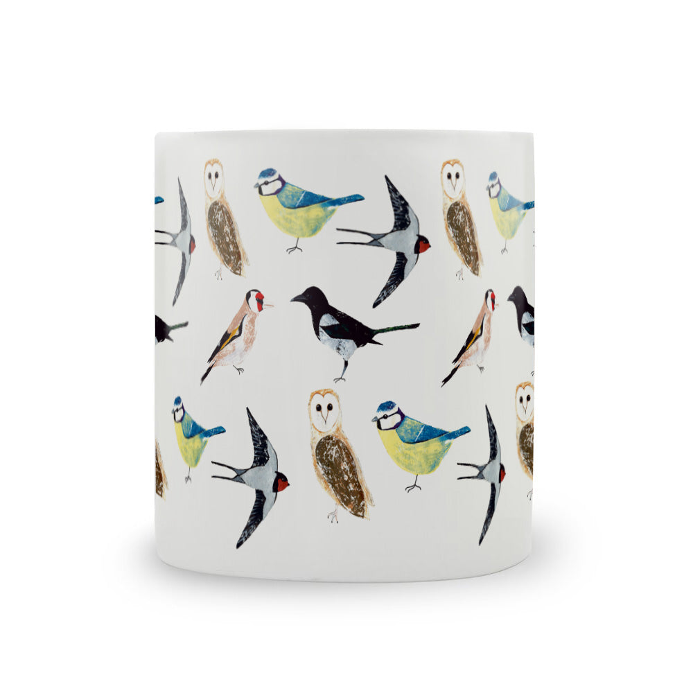 IzziRainey Garden Birds Repeat Bone China Mug