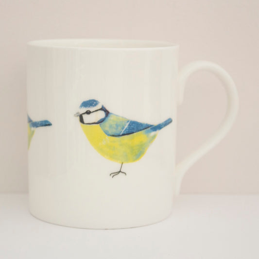 IzziRainey Blue Tit Bone China Mug