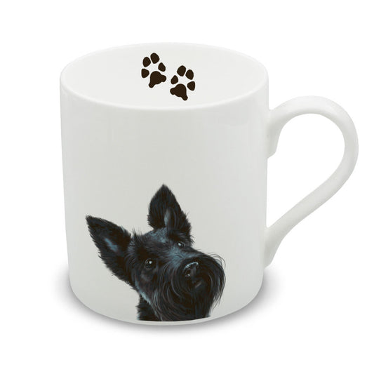Inquisitive Creatures Scotty Dog Bone China Mug