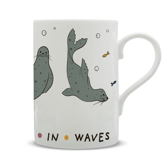 Seals - Happiness Comes In Waves Tall Mug
