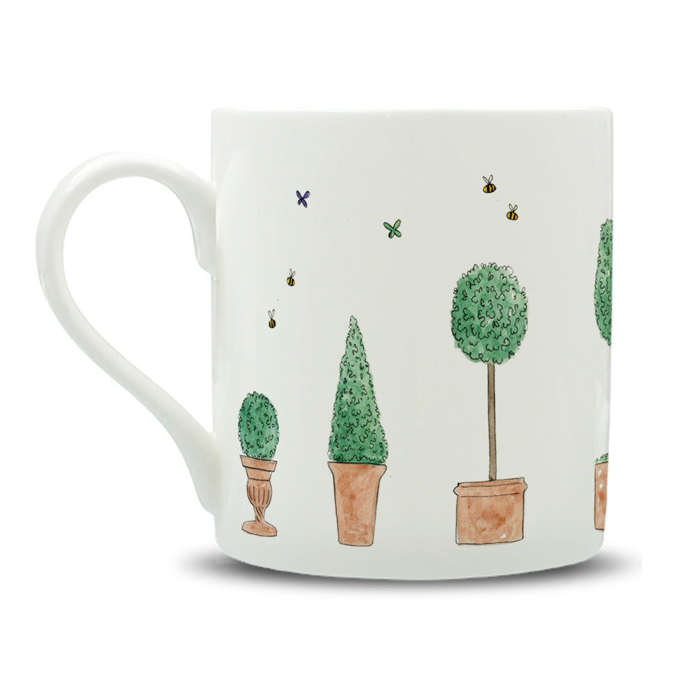 Just One Glass Watercolour Bone China Mug