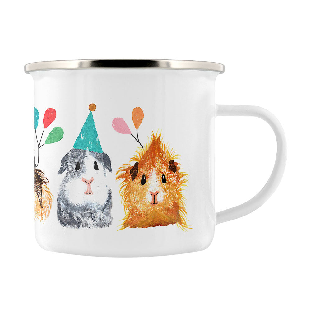 IzziRainey Party Guinea Pig Enamel Mug