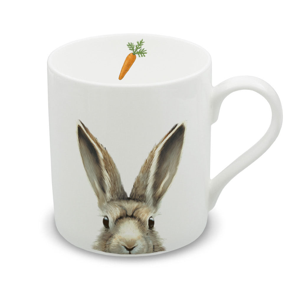 Inquisitive Creatures Hare Bone China Mug -250ml