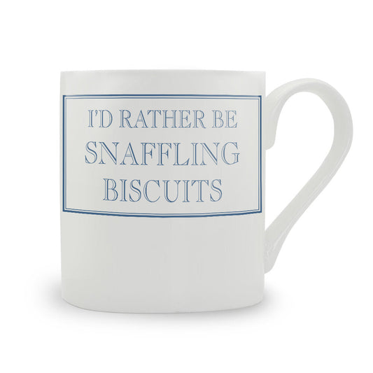 I’d Rather Be Snaffling Biscuits Mug