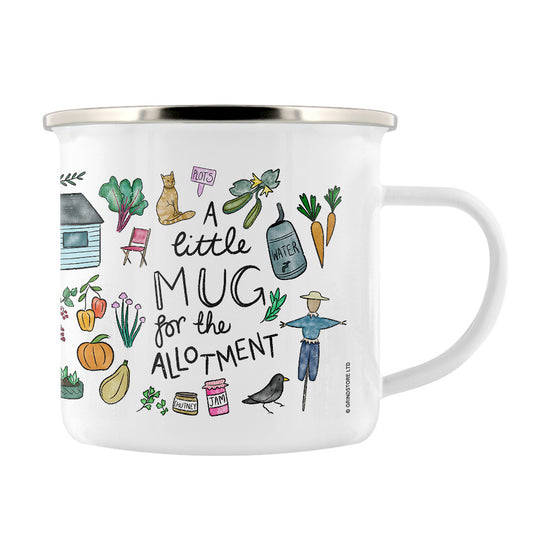 A Little Mug For The Allotment Enamel Mug