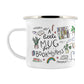 A Little Mug For Bookworms Enamel Mug