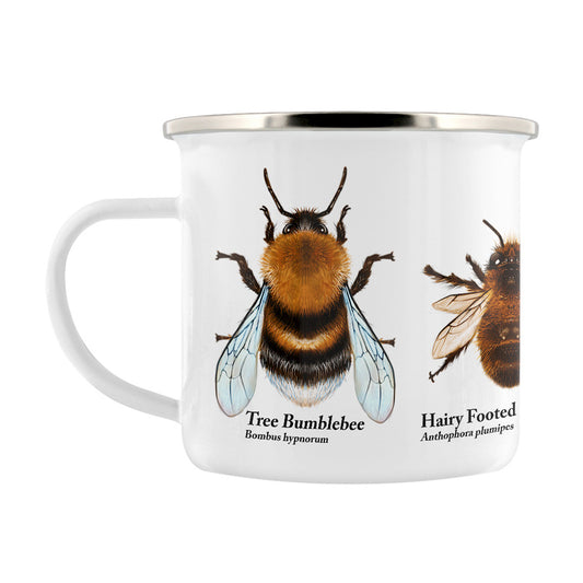 Bee Quartet Enamel Mug