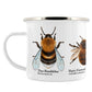 Bee Quartet Enamel Mug