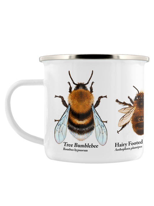 Bee Quartet Enamel Mug