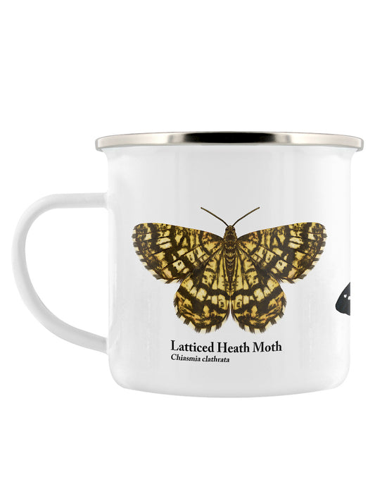 Moth Trio Enamel Mug