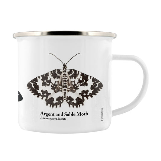 Moth Trio Enamel Mug