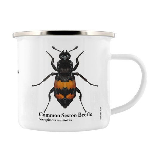 Beetle Trio Enamel Mug