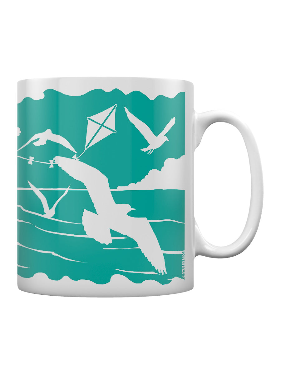 Etched In Nature - By The Seaside Block Print Mug