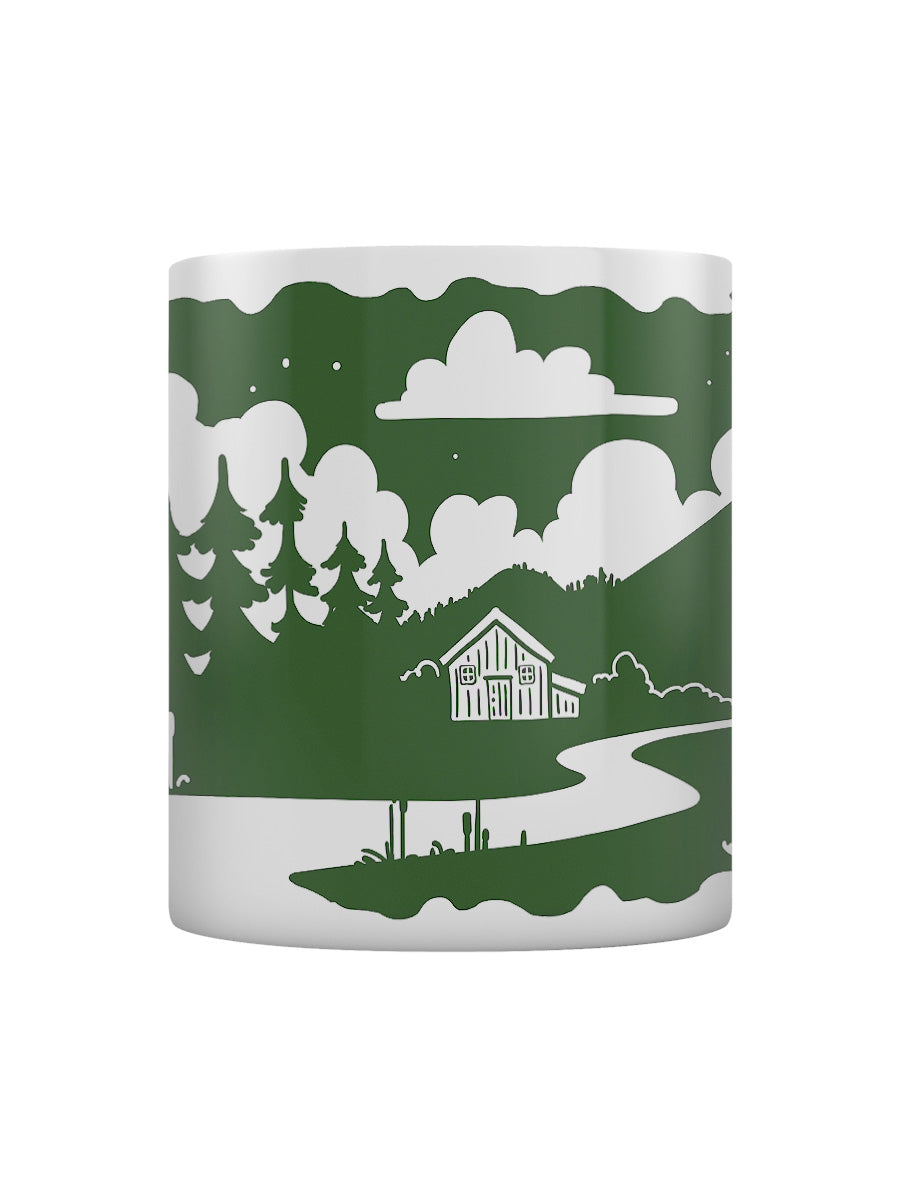 Etched In Nature - In The Woods Block Print Mug