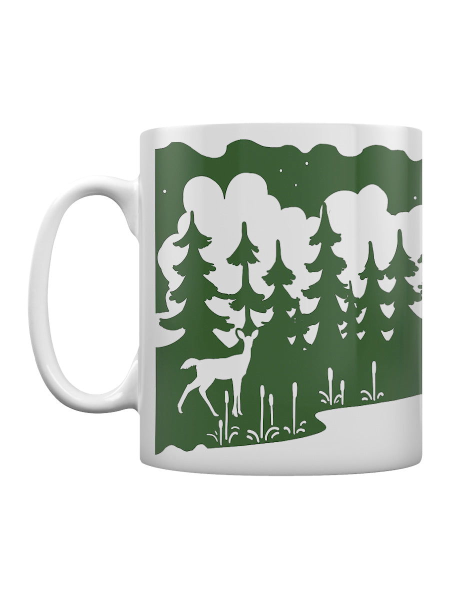 Etched In Nature - In The Woods Block Print Mug