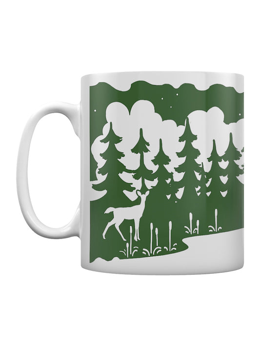 Etched In Nature - In The Woods Block Print Mug
