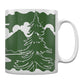 Etched In Nature - In The Woods Block Print Mug