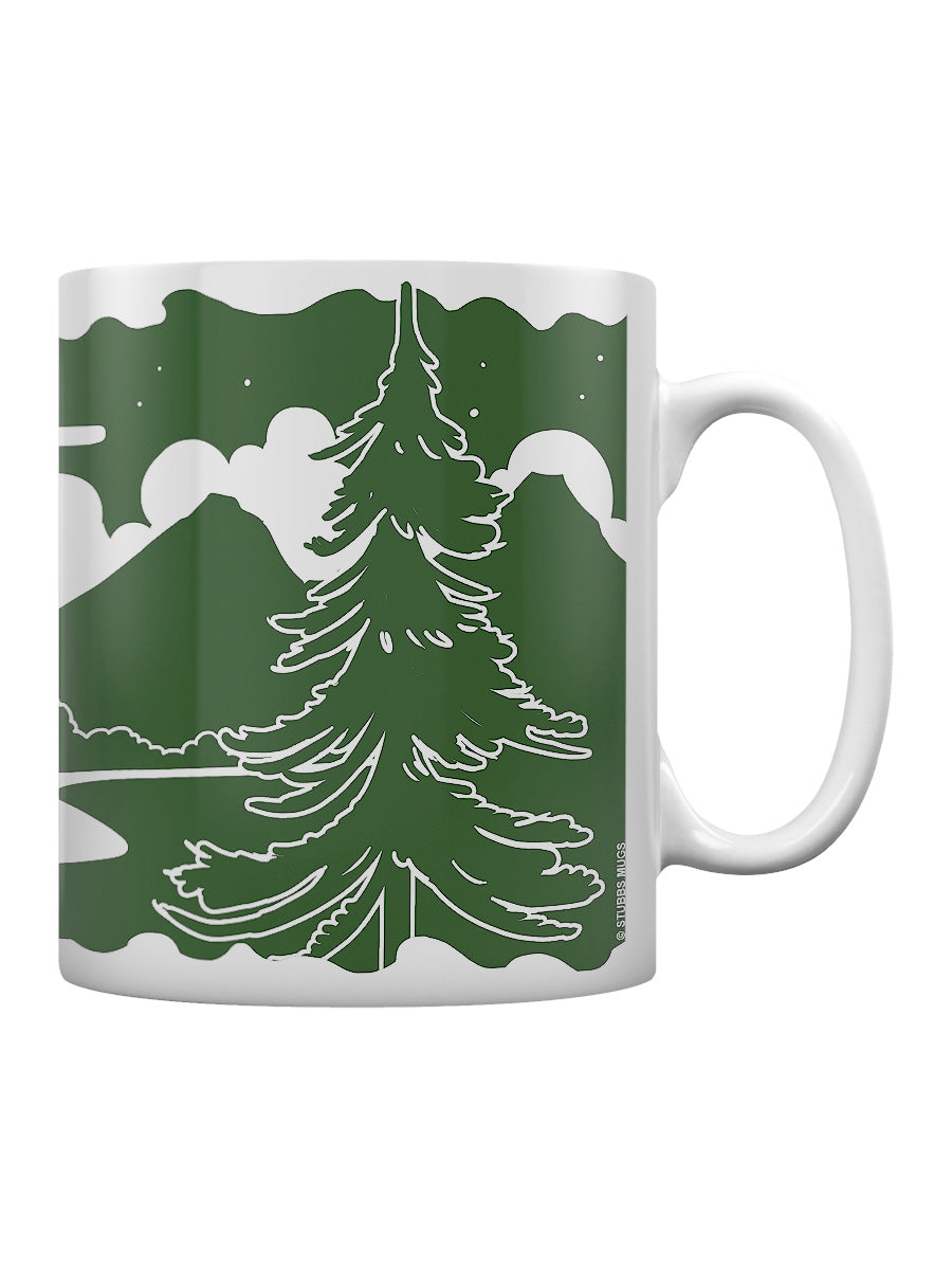 Etched In Nature - In The Woods Block Print Mug