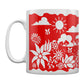 Etched In Nature - An English Country Garden Block Print Mug