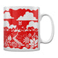Etched In Nature - An English Country Garden Block Print Mug